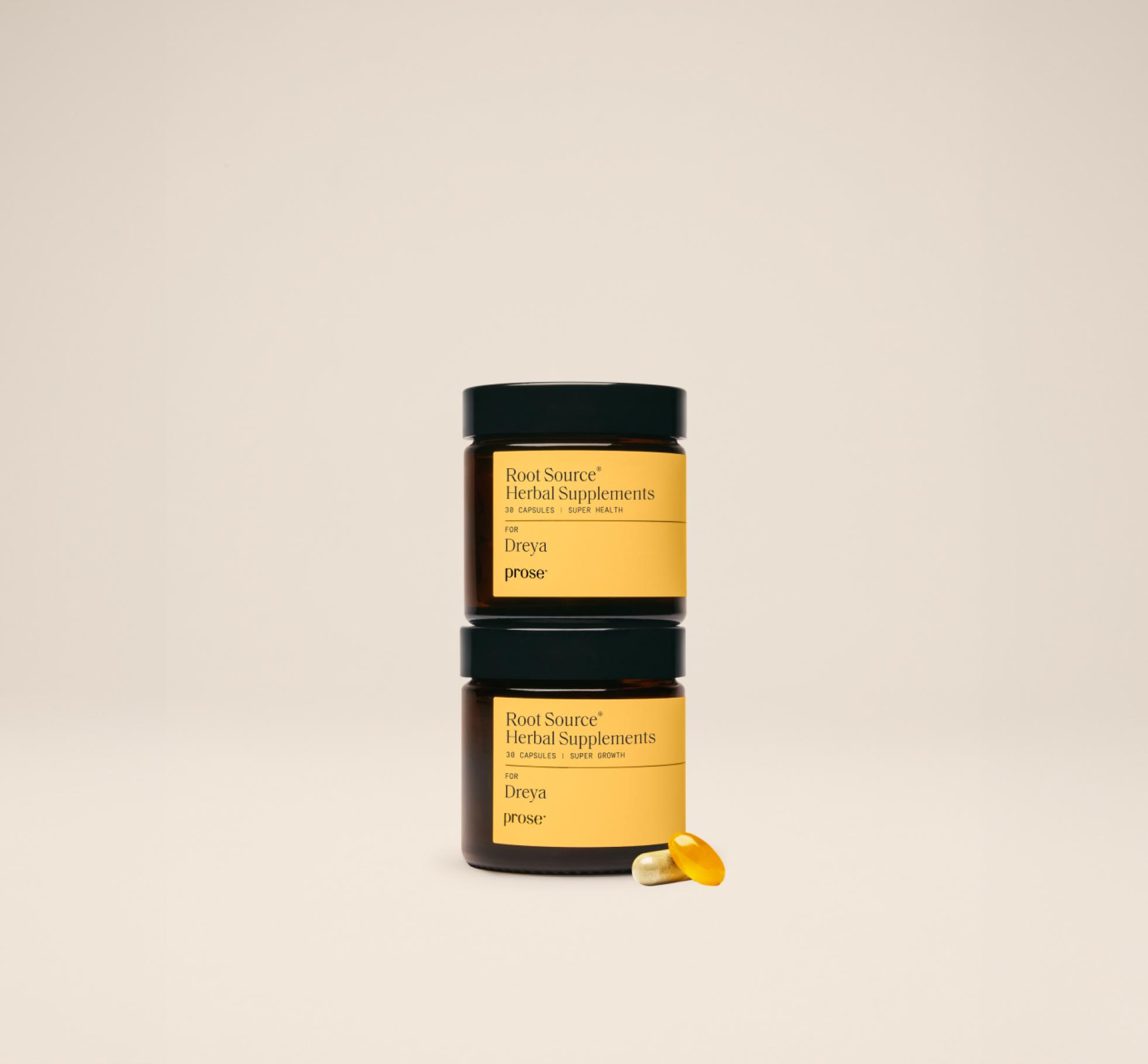 Prose Custom Root Source® Hair Supplements packaging